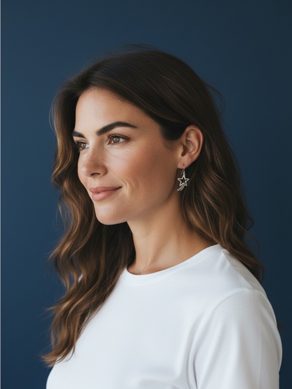 Women’s Sterling Silver Shooting Star Drop Earrings